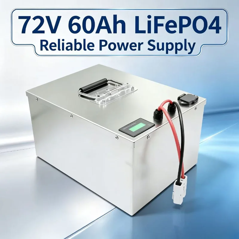 72V 60Ah Lifepo4 Battery Pack - Akumulator litowo-żelazowo-fosforanowy 72 V, 60 Ah,